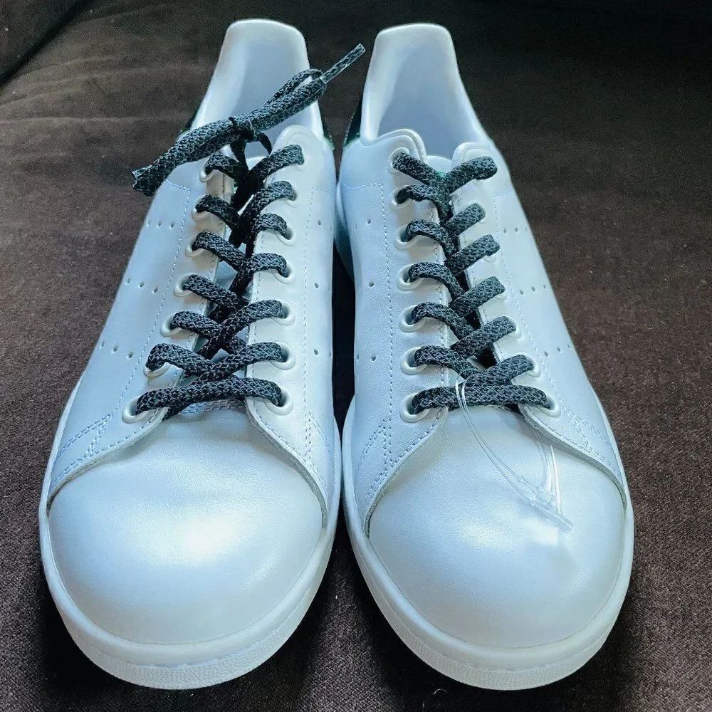 New White Black Stan Smith Adidas court sneakers Womens 9 US 41 1/3 EUR - Picture 10 of 14